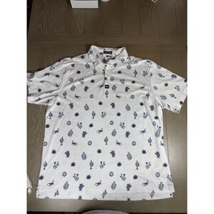 Bad Birdie Polo Shirt Mens XXL Desert Cervaca Pacifico   Golf